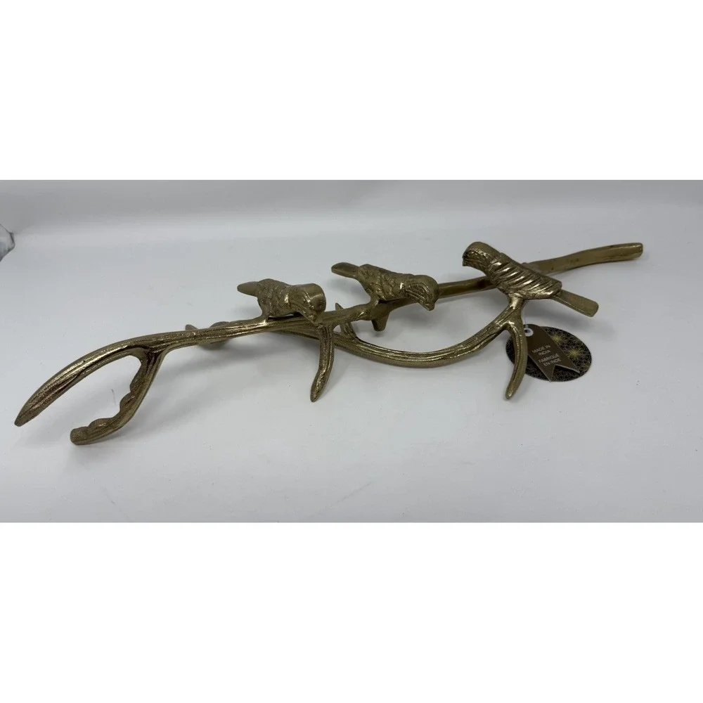Metal Home Decor Birds On Branch Long Made In India New